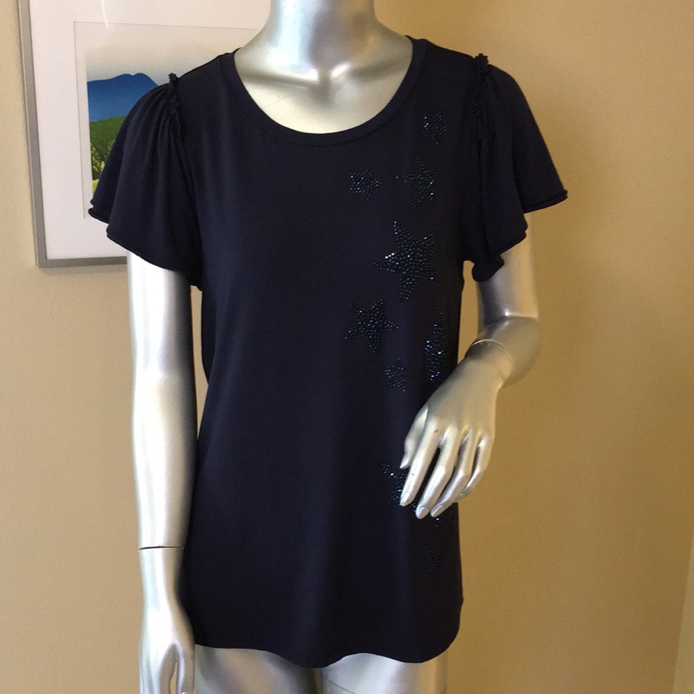 CHICO'S | Embellished Star Tee - Picture 6 of 13